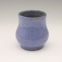 Vase, blue by unknown